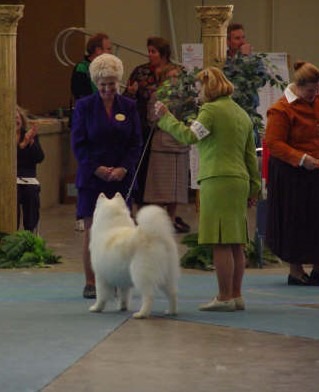 Ali (12 years old)  & Judge Lynette Blue - 2005 Nationals