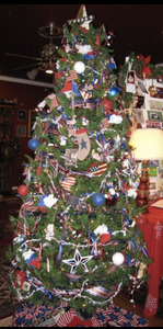 Our first Patriotic Tree after 9-11